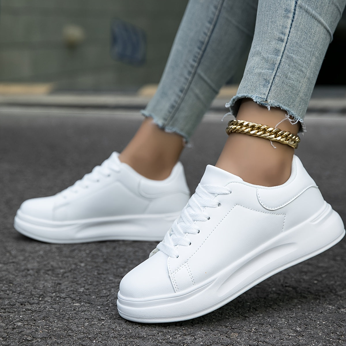 Dames orthopedische sneaker wit comfort