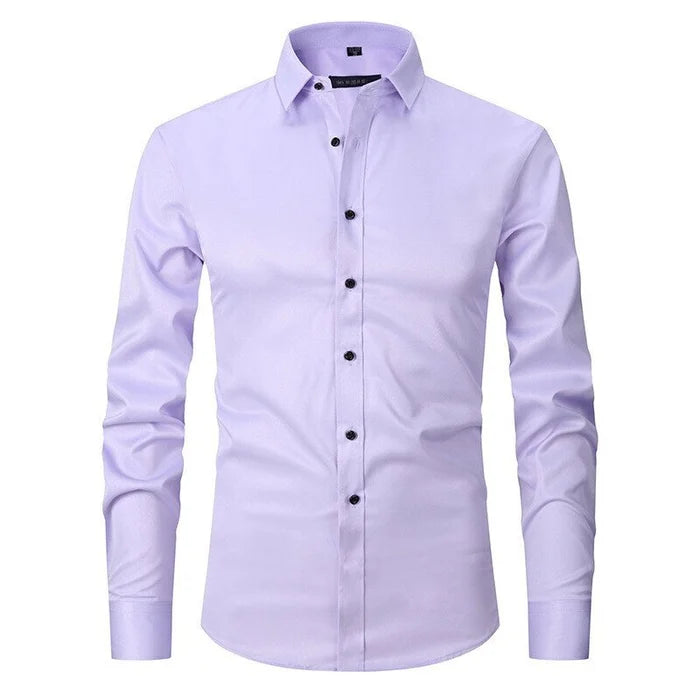 Heren overhemd slim fit stretch