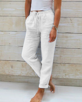Dames wide leg broek comfortabel fit