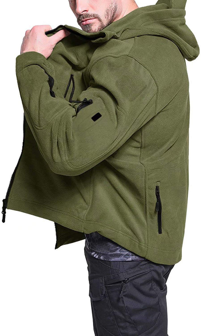Heren Outdoor Fleecejas Comfortabel