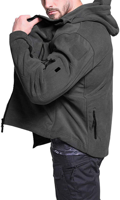 Heren Outdoor Fleecejas Comfortabel