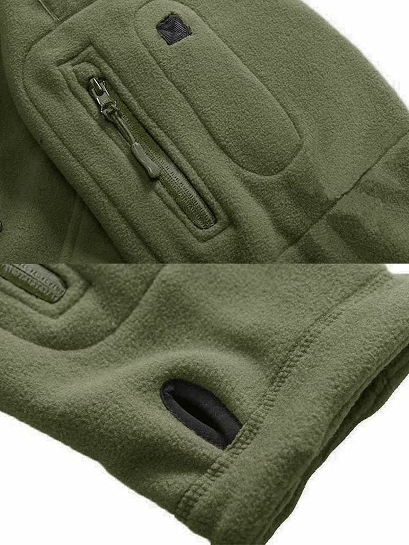 Heren Outdoor Fleecejas Comfortabel
