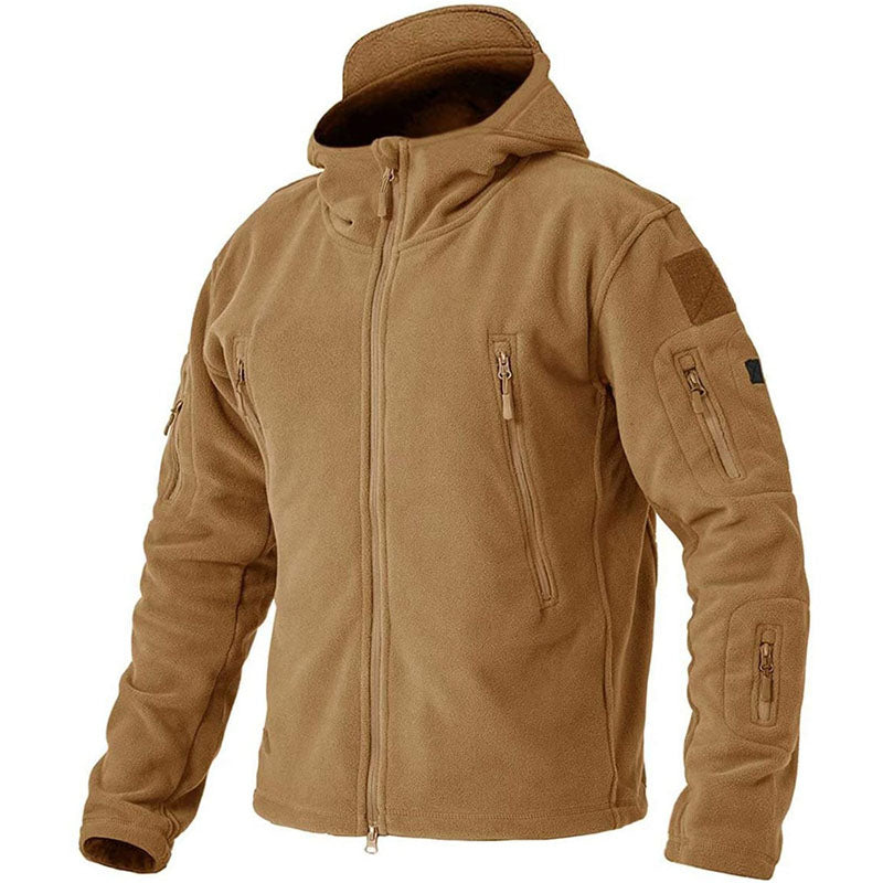 Heren Outdoor Fleecejas Comfortabel