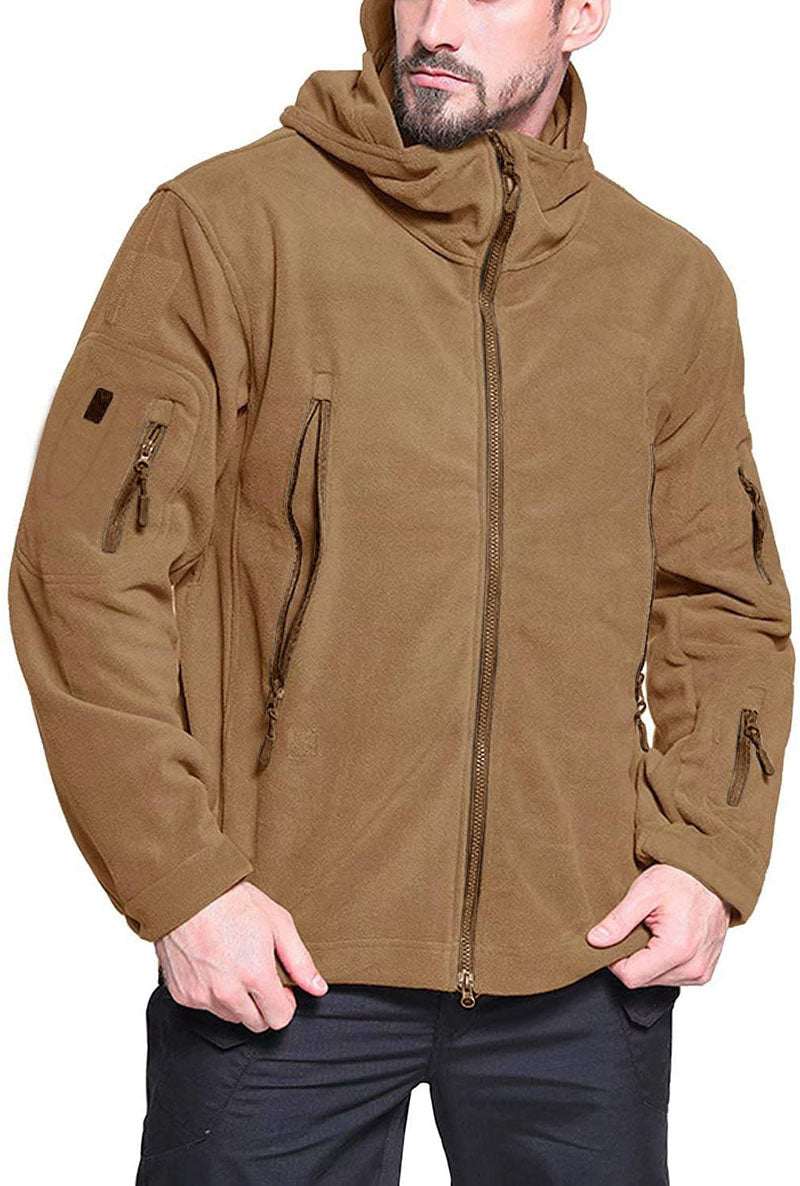 Heren Outdoor Fleecejas Comfortabel