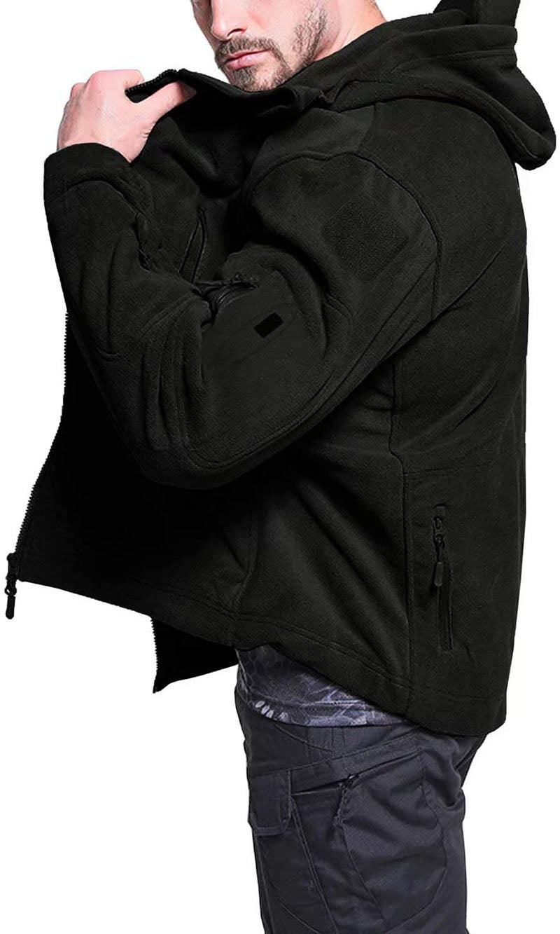 Heren Outdoor Fleecejas Comfortabel