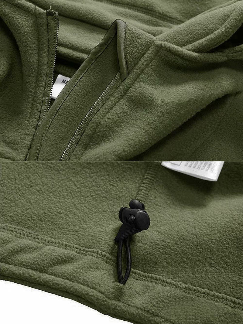Heren Outdoor Fleecejas Comfortabel