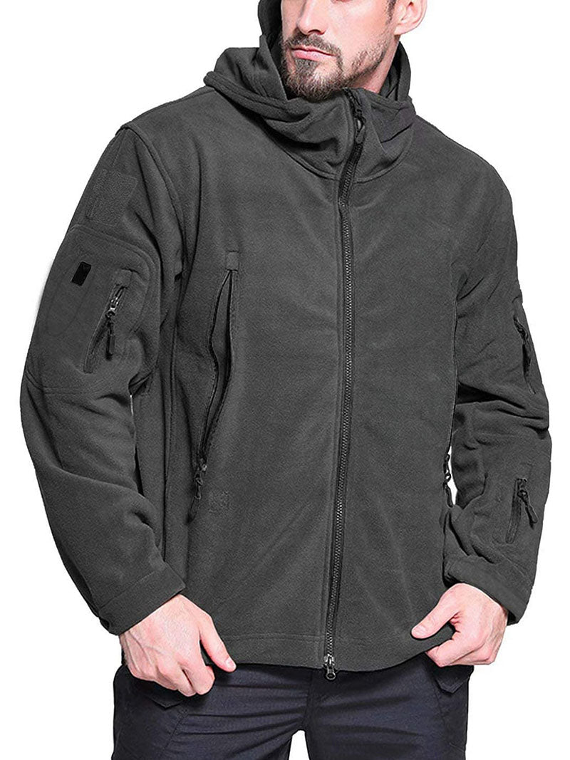 Heren Outdoor Fleecejas Comfortabel