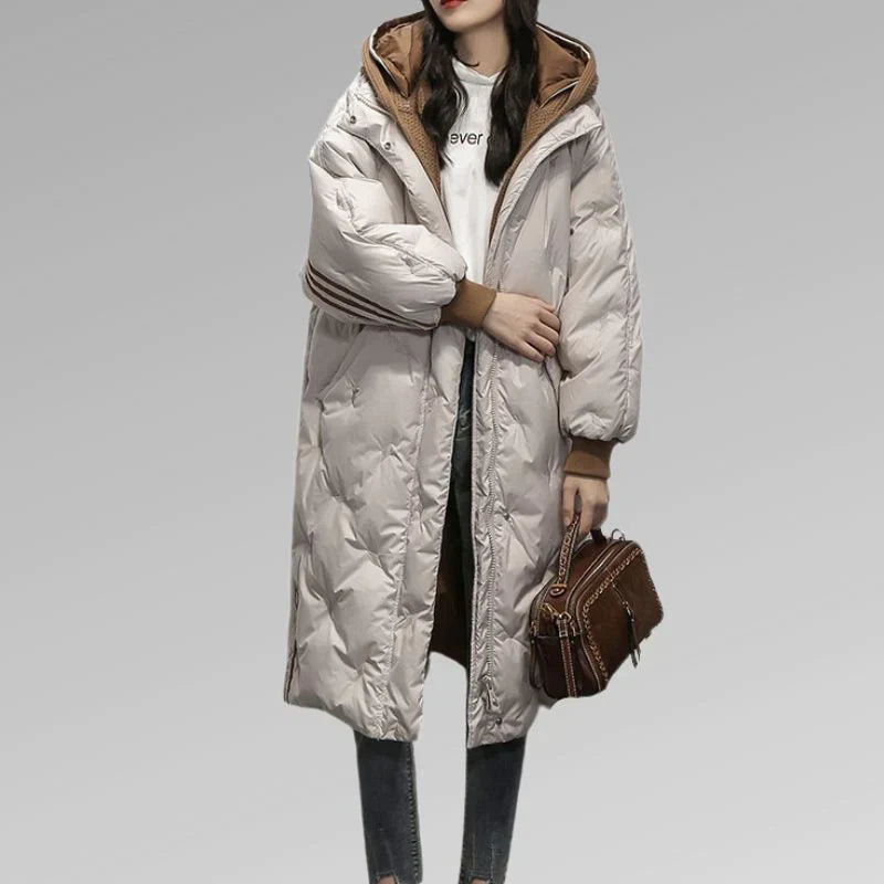 Dames Hooded Parka Kniehoog Winter