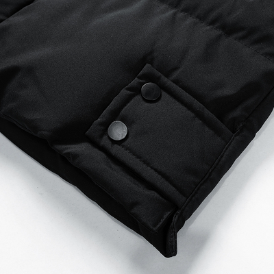 Heren padded long winter jacket