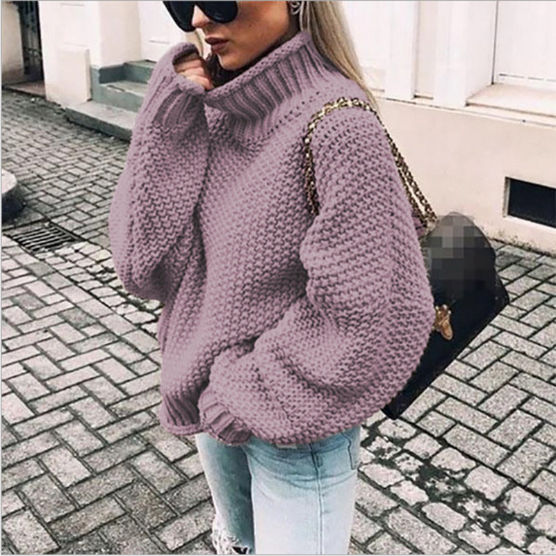 Dames Grofgebreide Trui Oversized