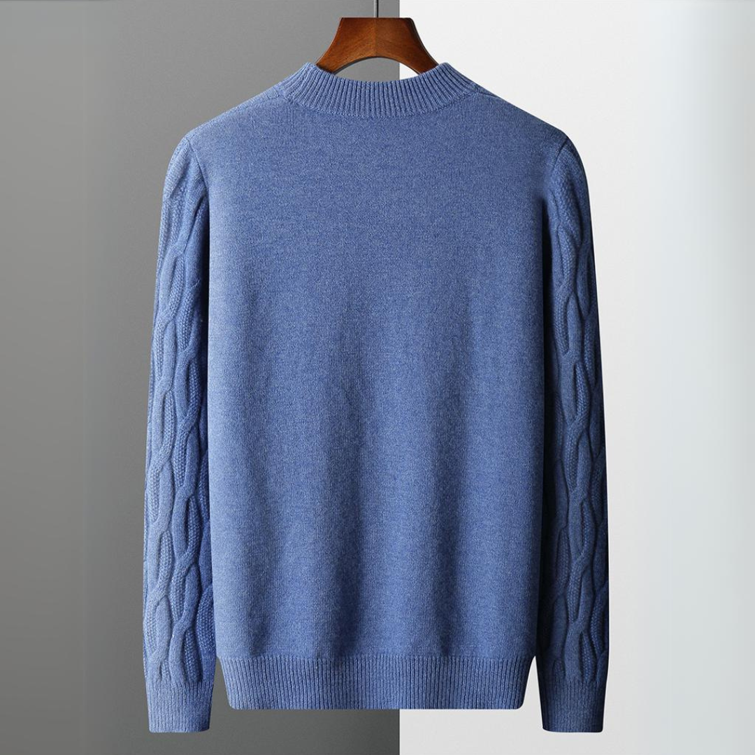 Heren sweater in zacht katoen