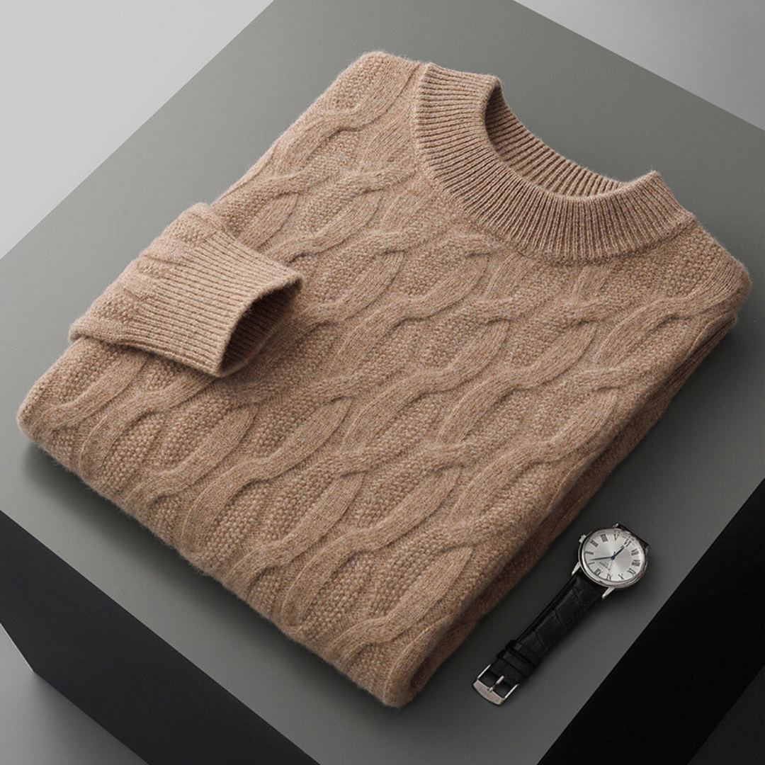 Heren sweater in zacht katoen