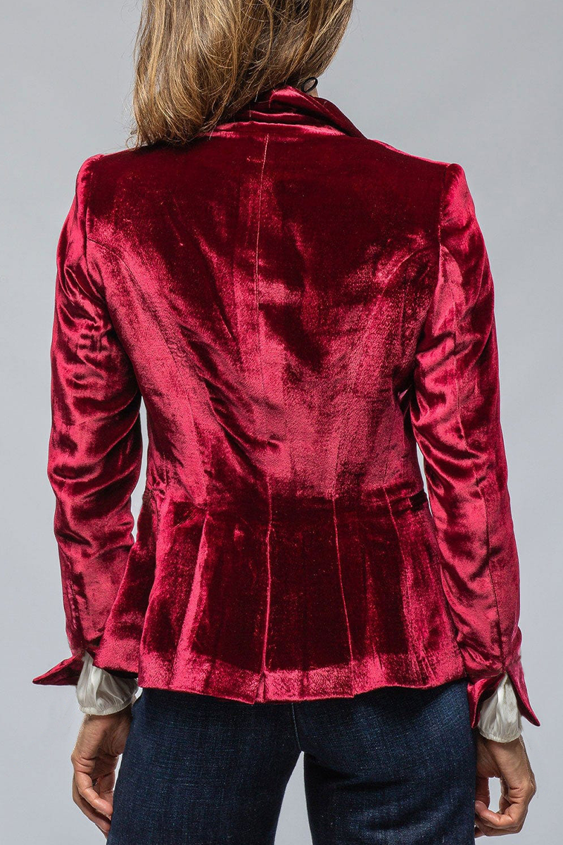 Dames Retro Blazer Met Revers