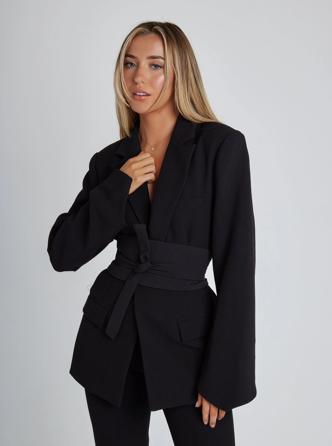 Dames Blazer met Ceintuur