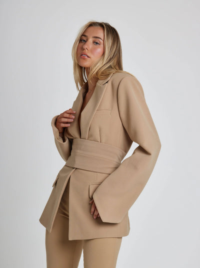 Dames Blazer met Ceintuur