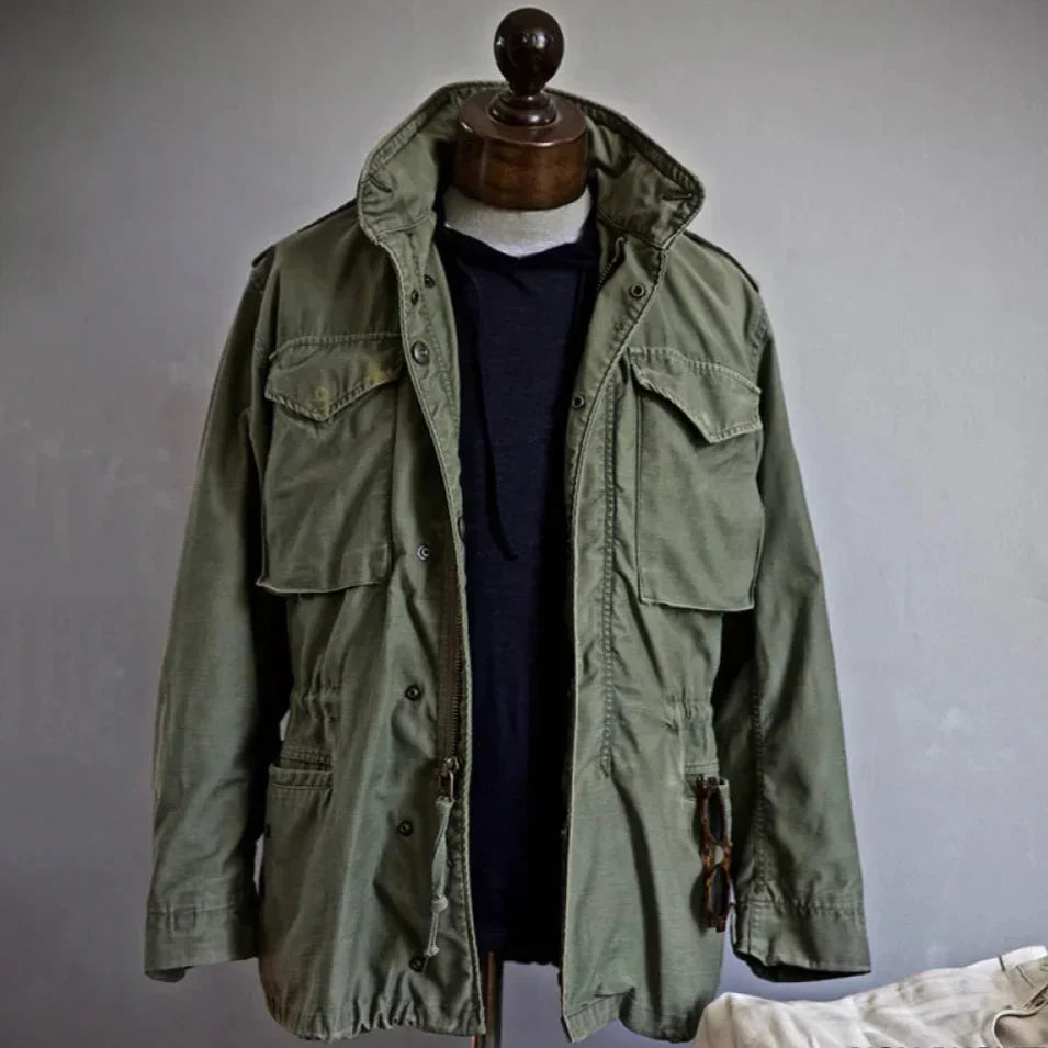 Heren field jacket in vintage stijl