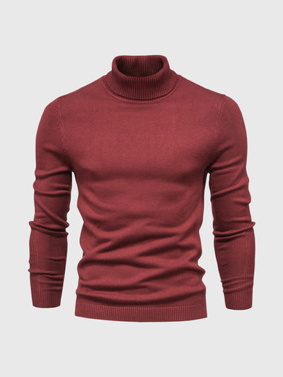 Heren turtleneck sweater katoen