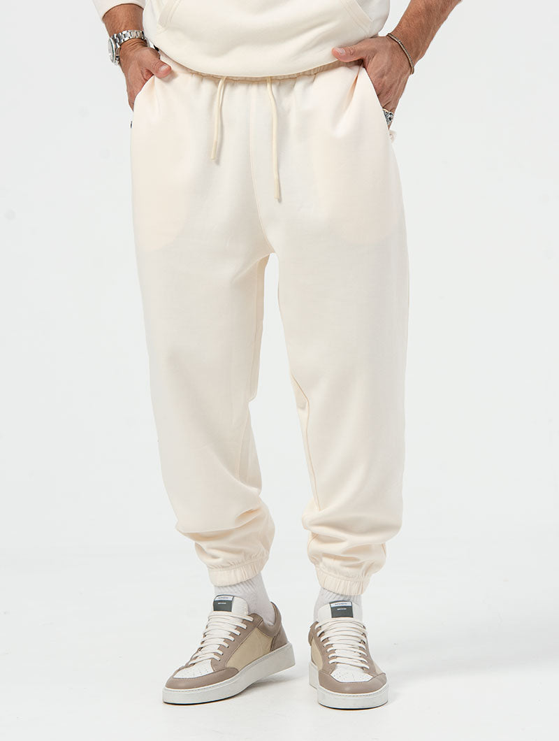 Heren Jogger Loose Fit Cream