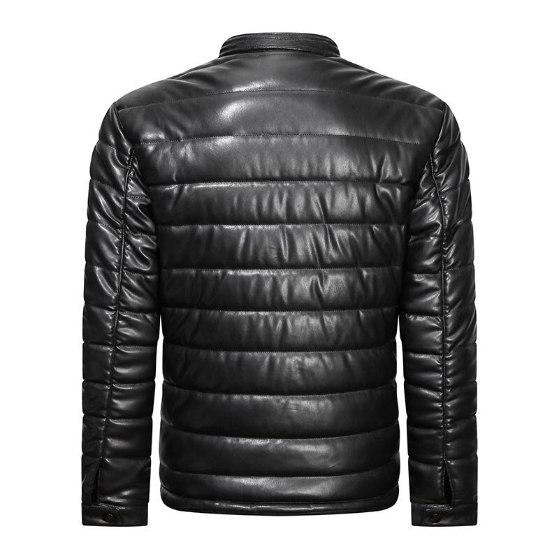 Heren Slim Premium Jas Zwart