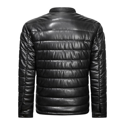 Heren Slim Premium Jas Zwart