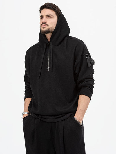 Heren Oversized Hoodie Met Subtiele Details