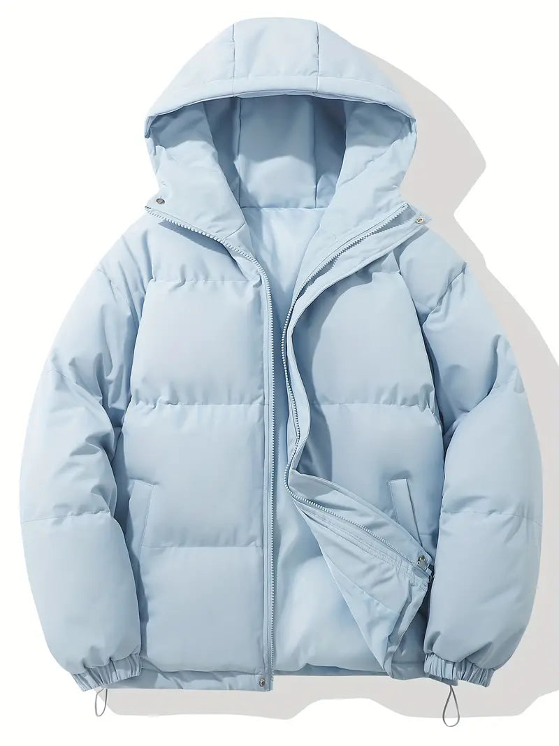 Dames winter puffer jacket met capuchon