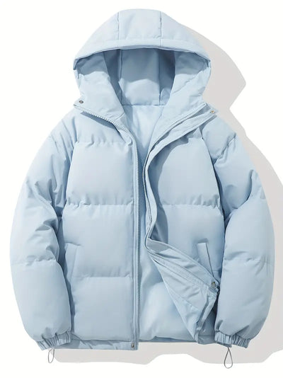 Dames winter puffer jacket met capuchon