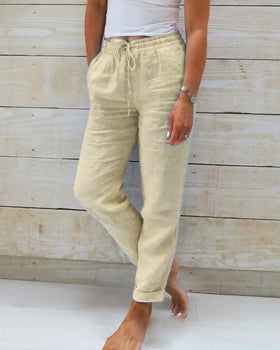 Dames wide leg broek comfortabel fit