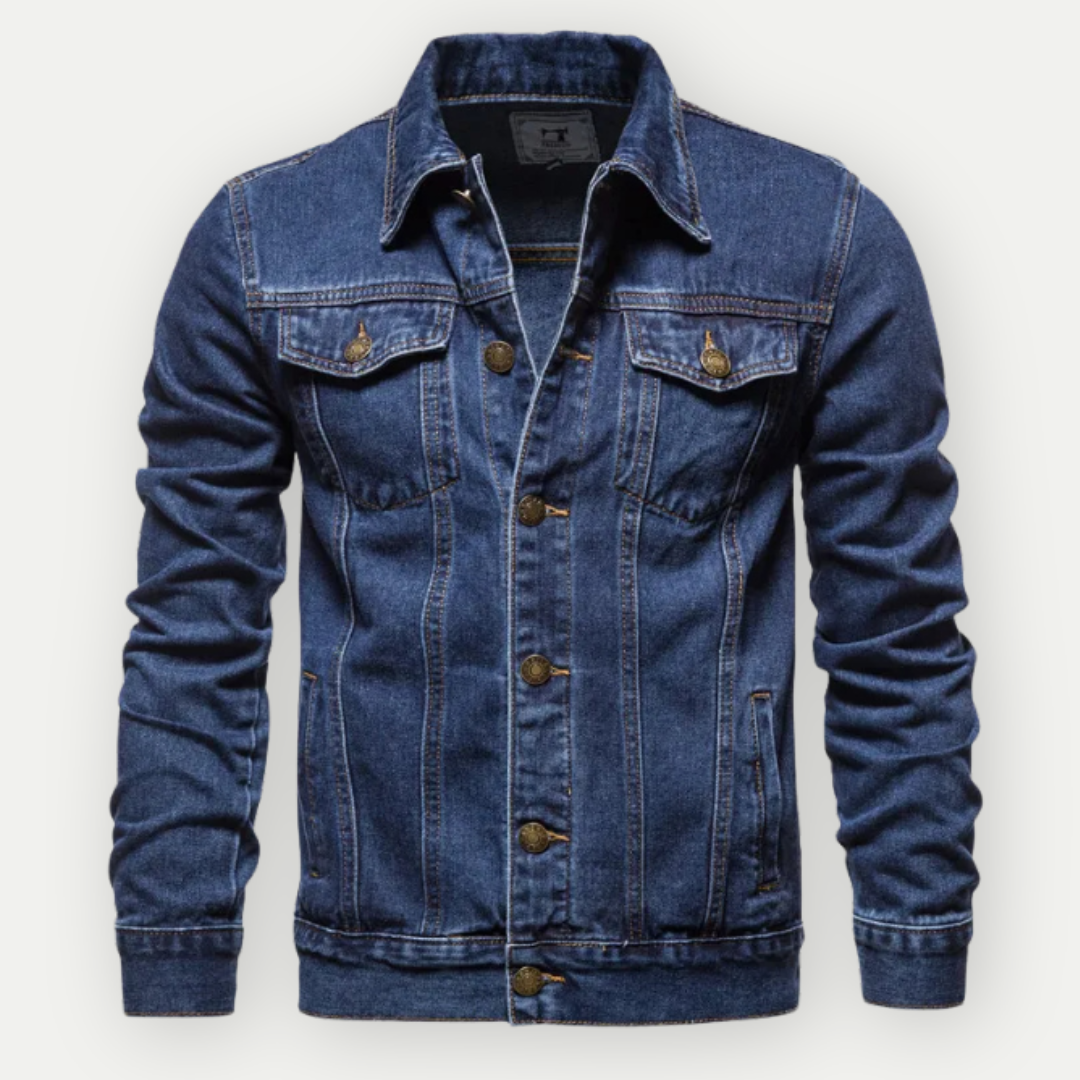 Heren Denim Truckerjack Stijlvol
