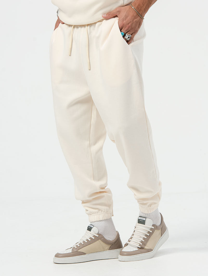 Heren Jogger Loose Fit Cream