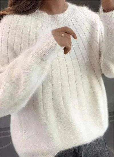 Dames pullover 100% cashmere regular fit