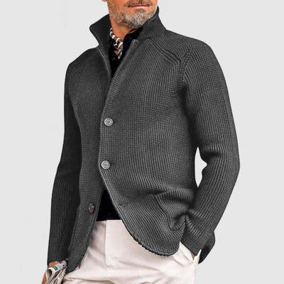 Heren knitted cardigan met zakken