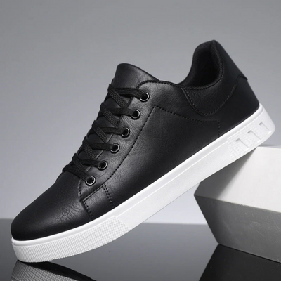 Heren leren sneakers modern design