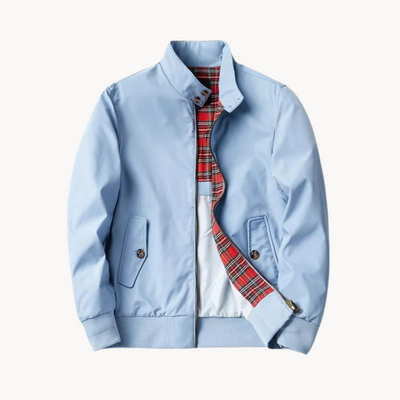 Heren Harrington jas met tartanvoering