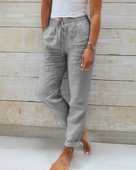 Dames wide leg broek comfortabel fit