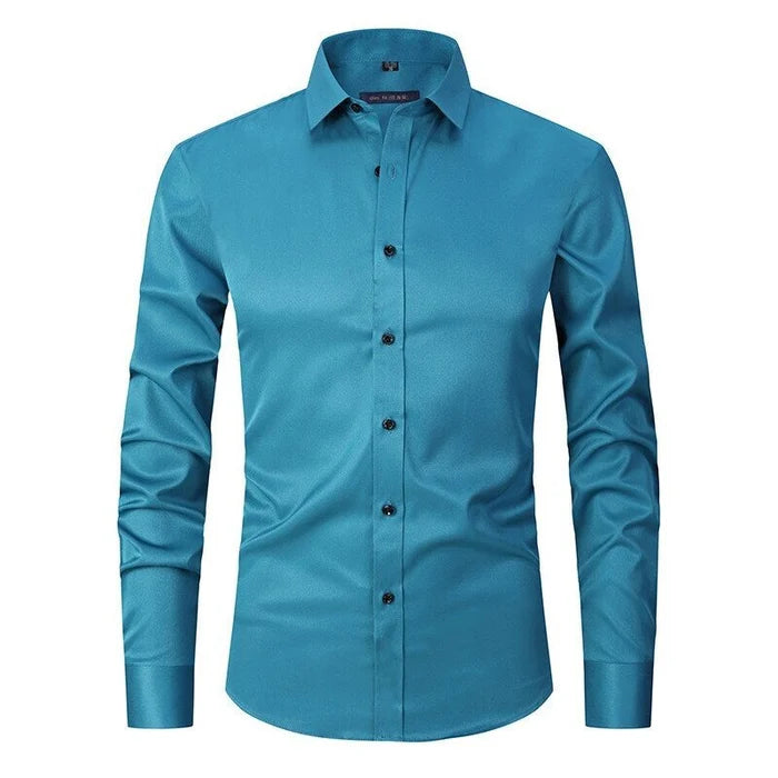 Heren overhemd slim fit stretch