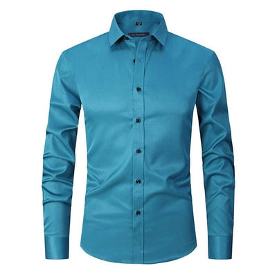 Heren overhemd slim fit stretch