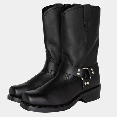 Dames cowboylaarzen leer klassiek design