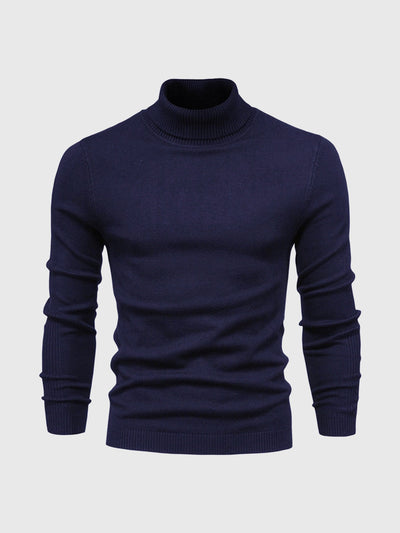 Heren turtleneck sweater katoen