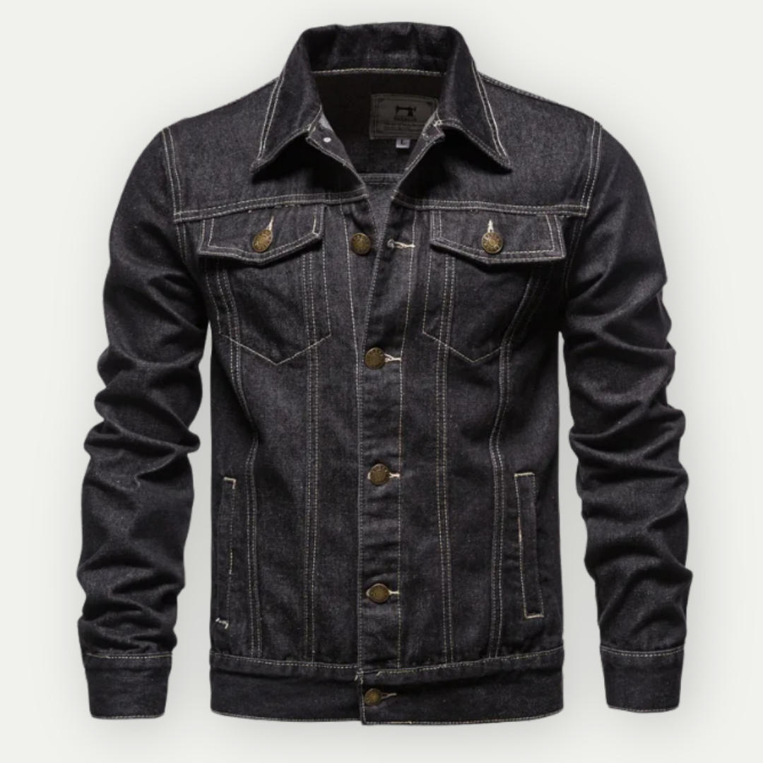 Heren Denim Truckerjack Stijlvol