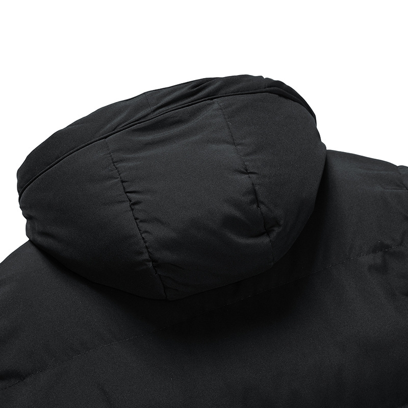 Heren padded long winter jacket