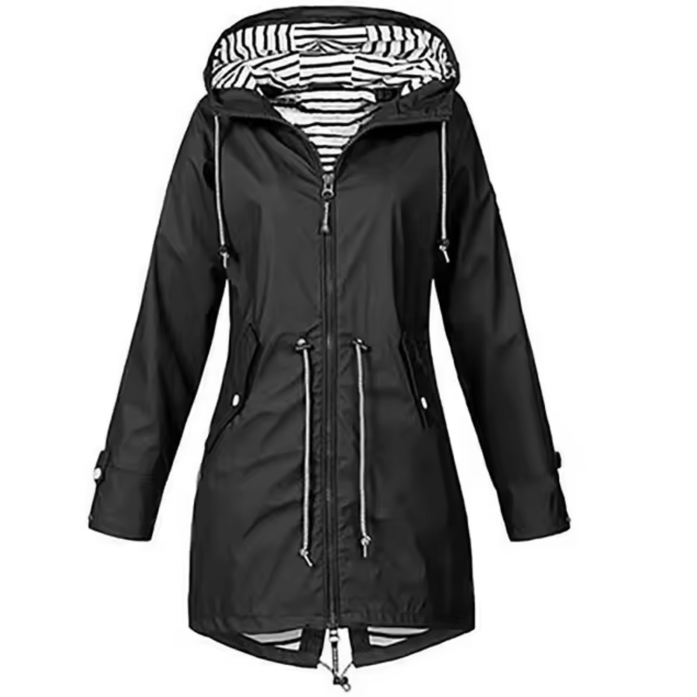Dames regenjas waterdicht met capuchon