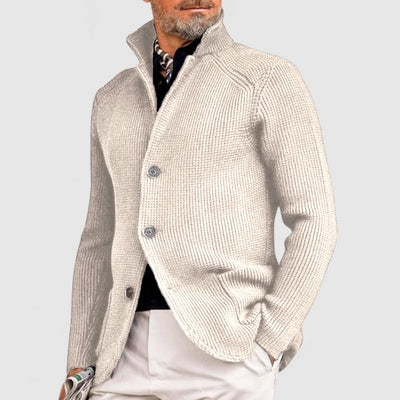 Heren knitted cardigan met zakken