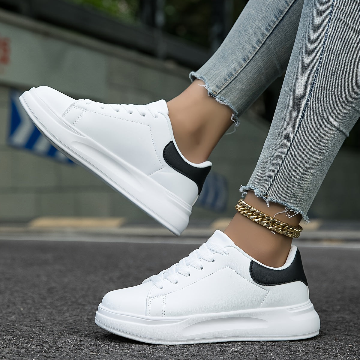 Dames orthopedische sneaker wit comfort