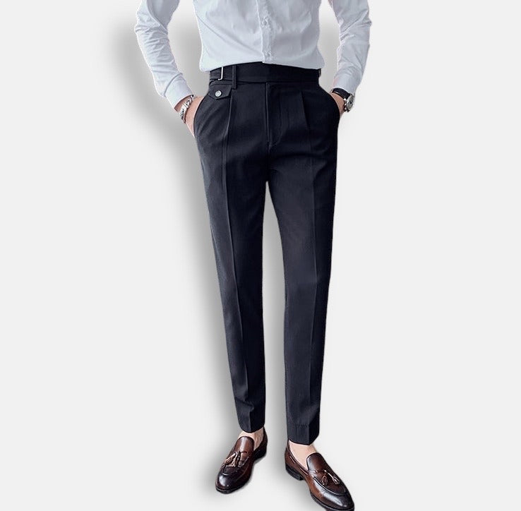 Heren Casual Broek in Zwart