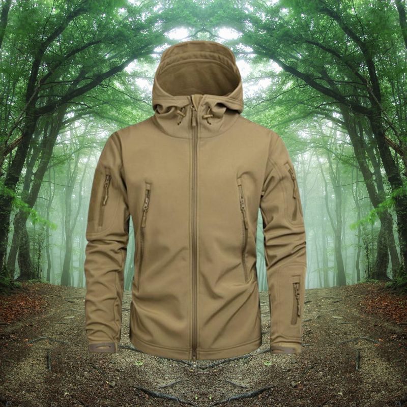 Heren Outdoor Militairjas Met Opbergzakken