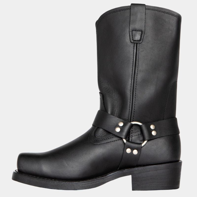Dames cowboylaarzen leer klassiek design