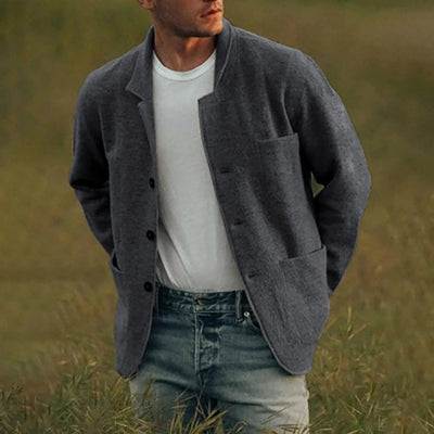 Heren Blazer met Relaxte Pasvorm