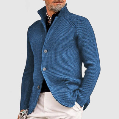 Heren knitted cardigan met zakken