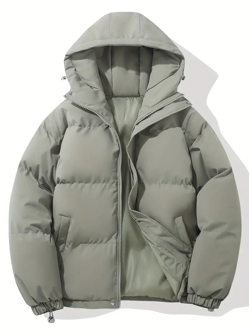 Dames winter puffer jacket met capuchon